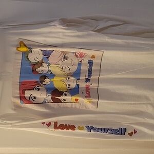 BTS Love Yourself Long Sleeve Shirt - White